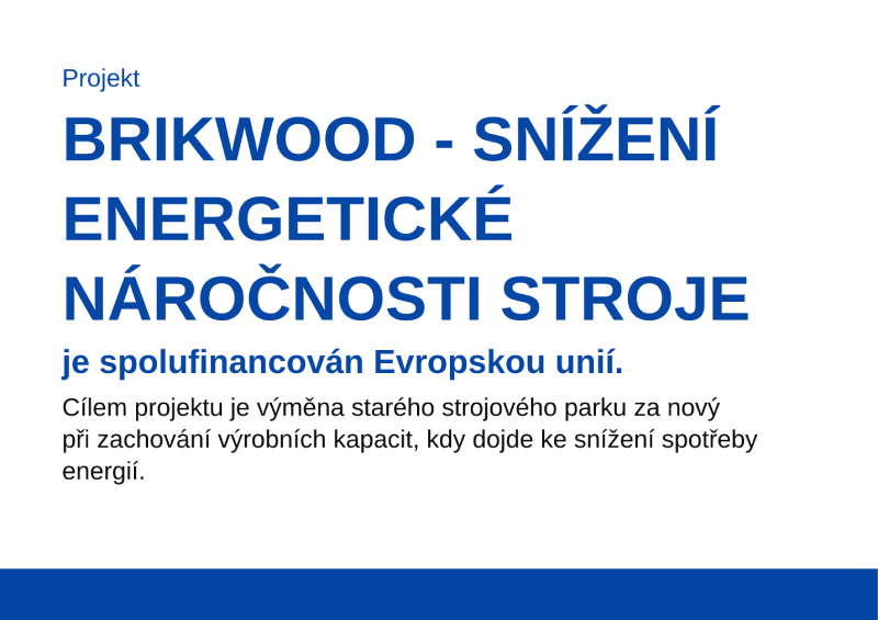 Snížení energetické náročnosti stroje